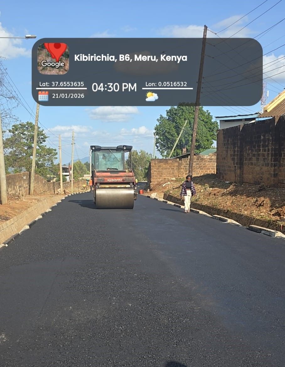 Kerb and Drainage Works Kibirichia